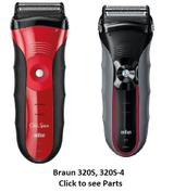 Braun 320s, Braun 320s-4, 320s4 Shaver Parts