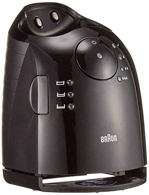 Braun Series 7 Shavers and Pulsonic Shavers One Button Clean and charge charging base, Black (Click for Braun Model Numbers)