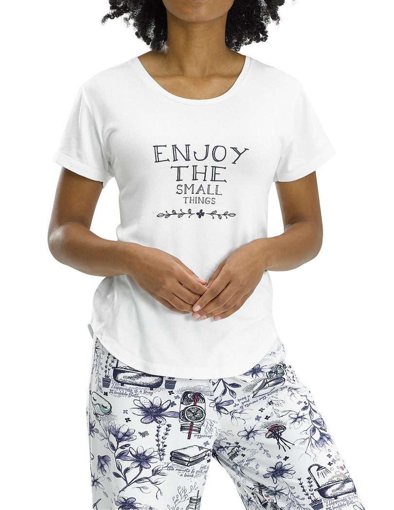 Enjoy The Small Things Short Sleeve Tee White