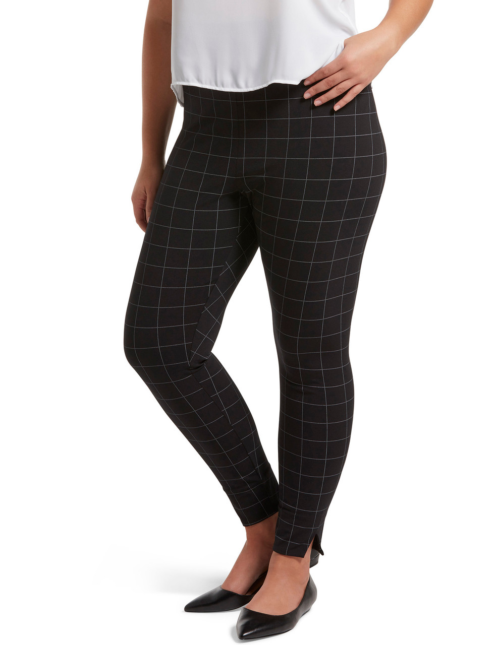 Buy Black Smart Ponte Leggings - 24 | Sports leggings | Tu