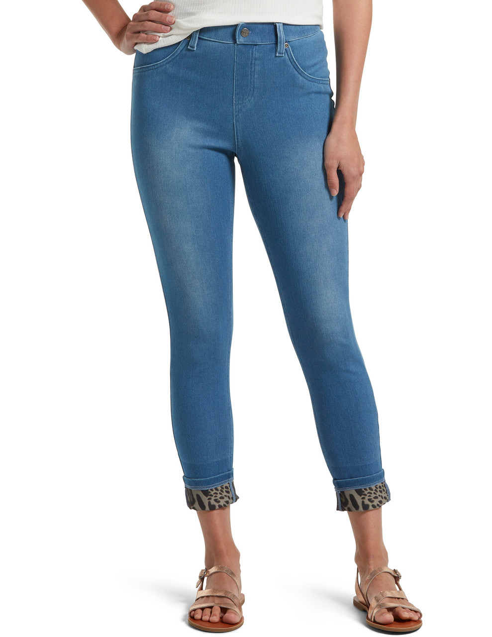 Ultra-soft denim legging, Hue