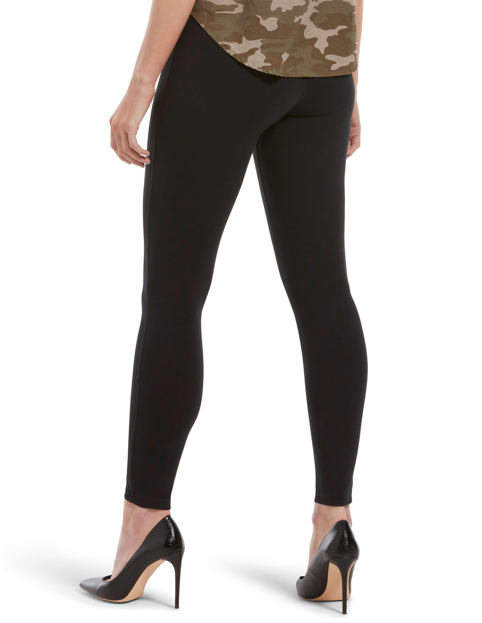 HUE Wide Waistband Ultra Cotton Legging - 21626148