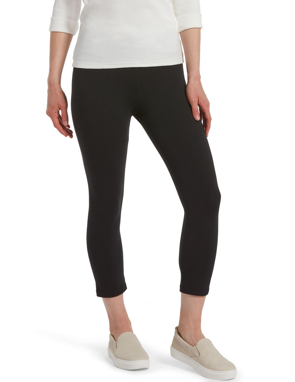 HUE Womens Plus Size Ultra Leggings With Wide Waistband Style-12665Q 