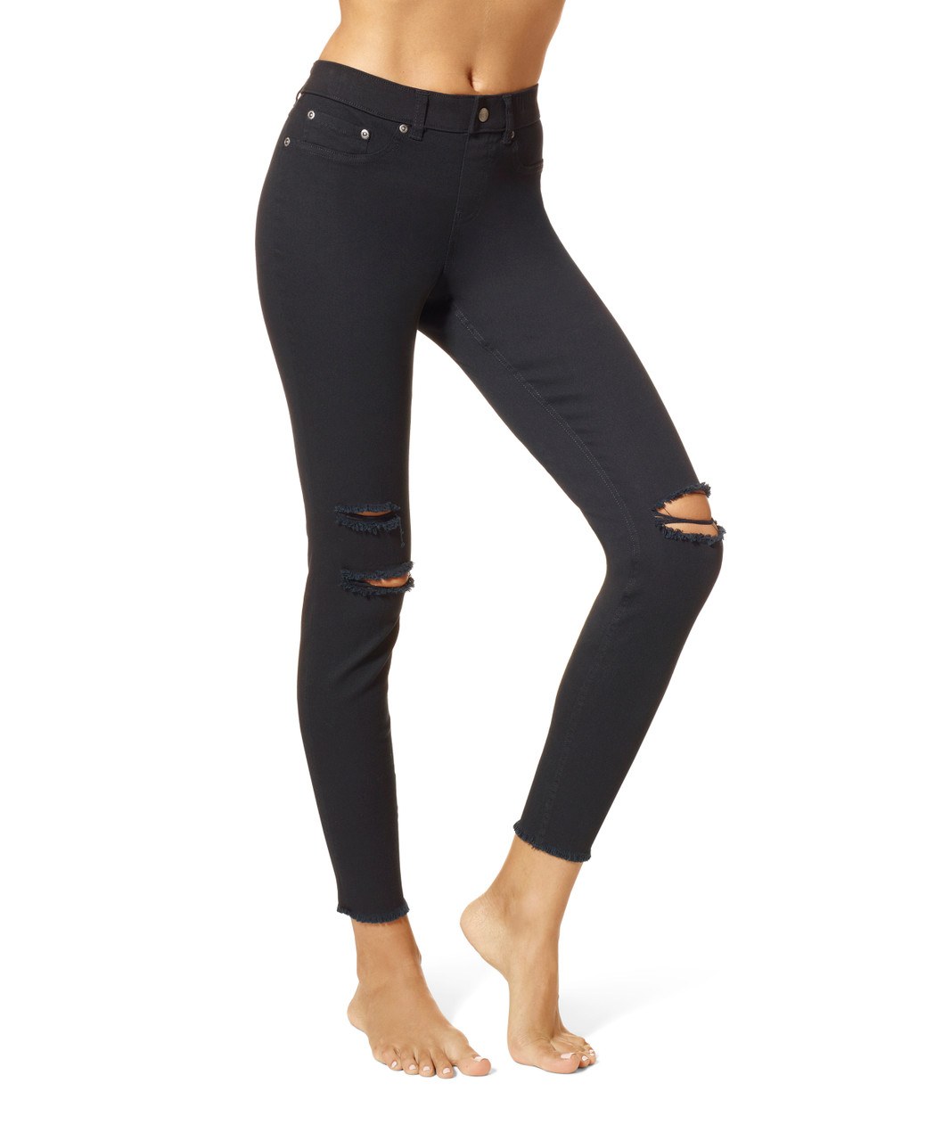 Super High Waisted Essential Cropped Leggings | Express