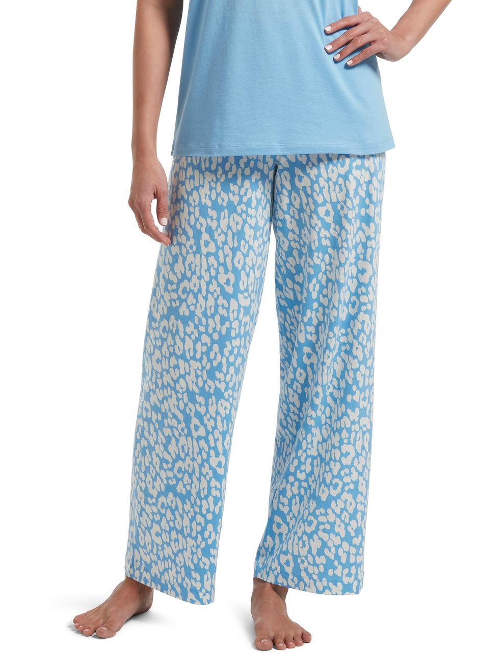 Justice Striped Owl Pajama Pants Size 10 Girl's EUC
