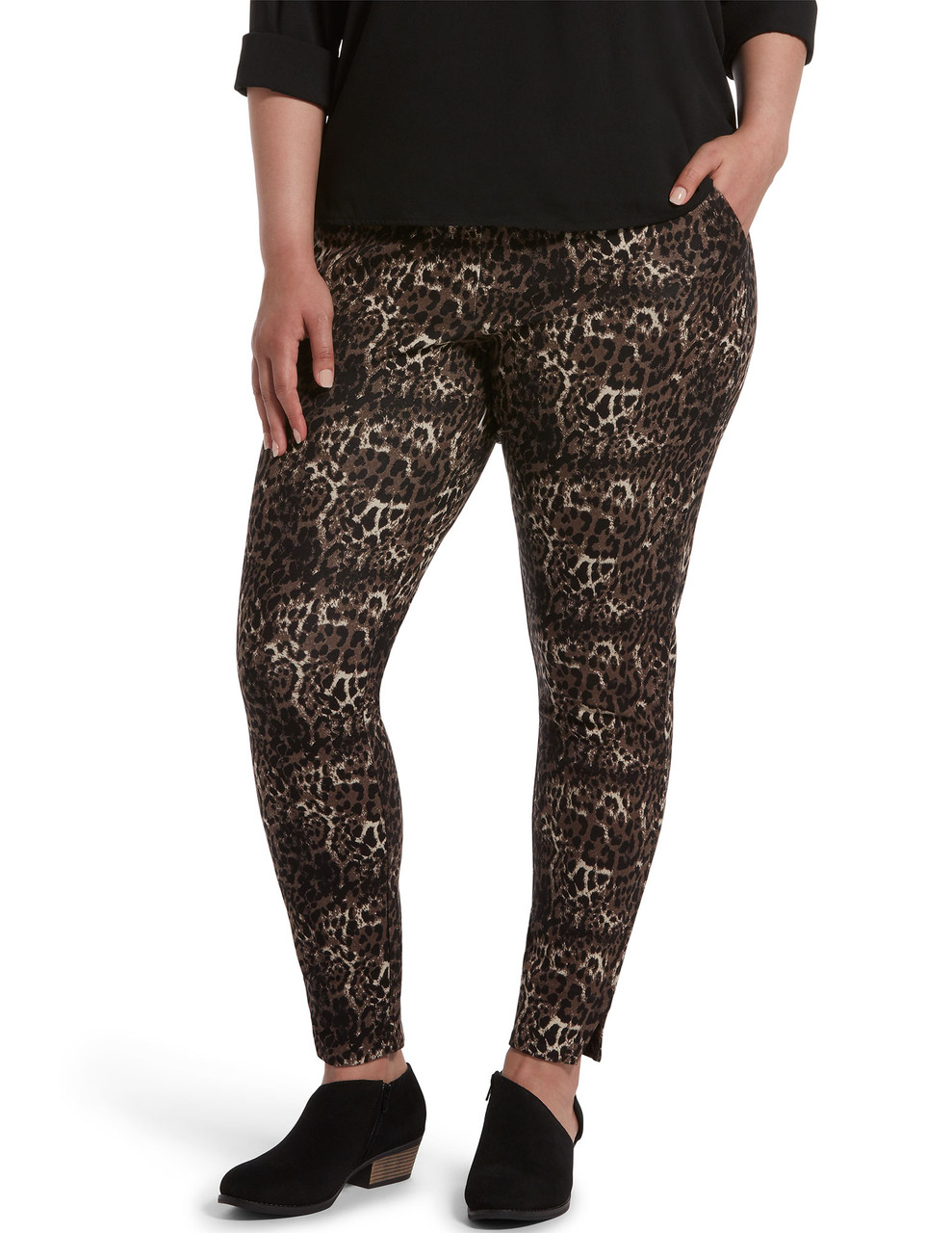 Middelen bros Opa Buy Leopard Ponte 7/8 Leggings | HUE