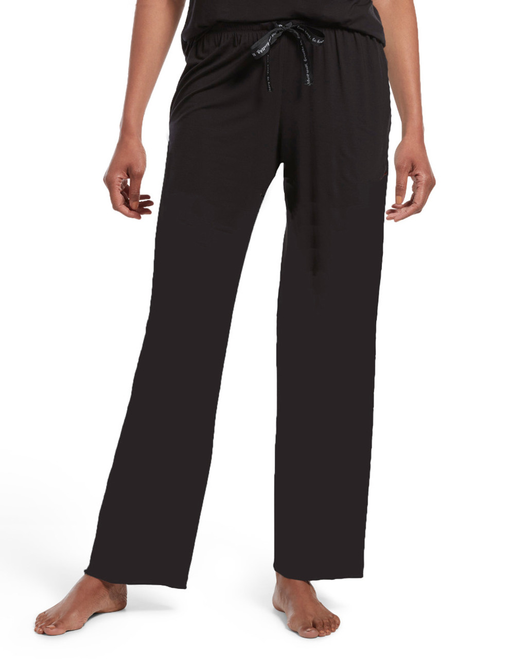 Faux Denim Drawstring Lounge Pant