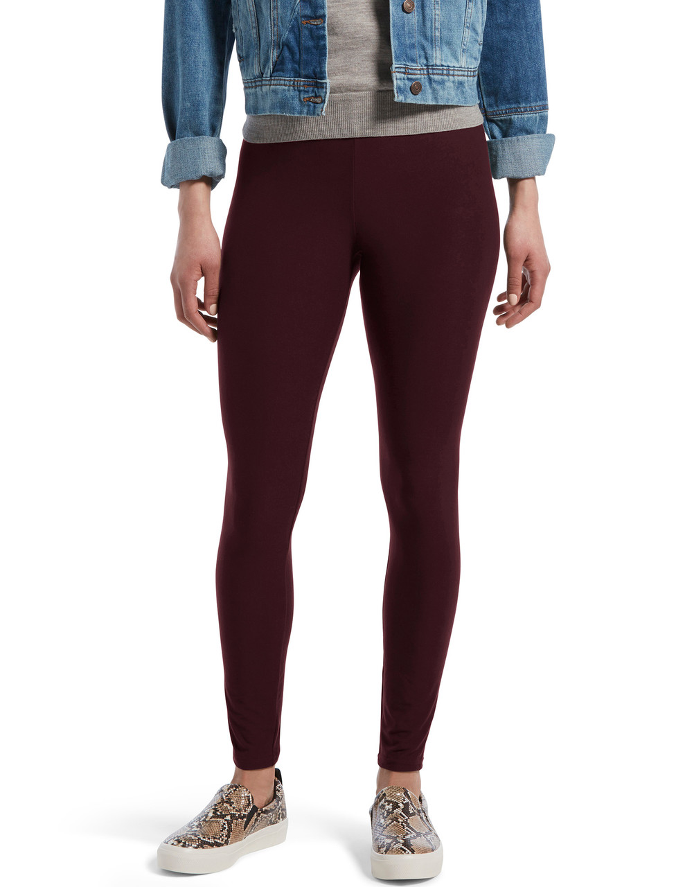  Burgundy Leggings