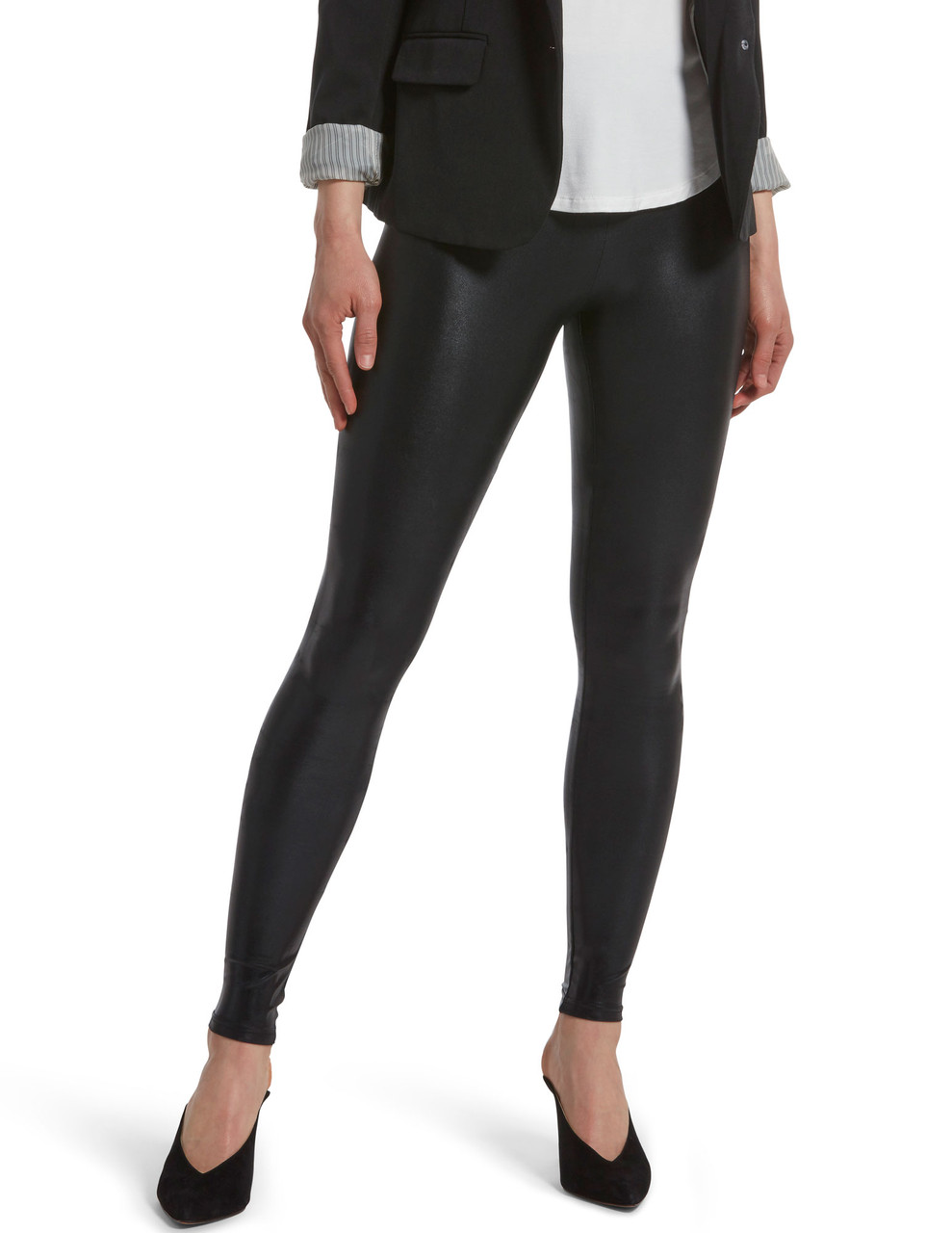 Black Oxyfit OXYTECH Womens Leggings | Metallic Gold logo