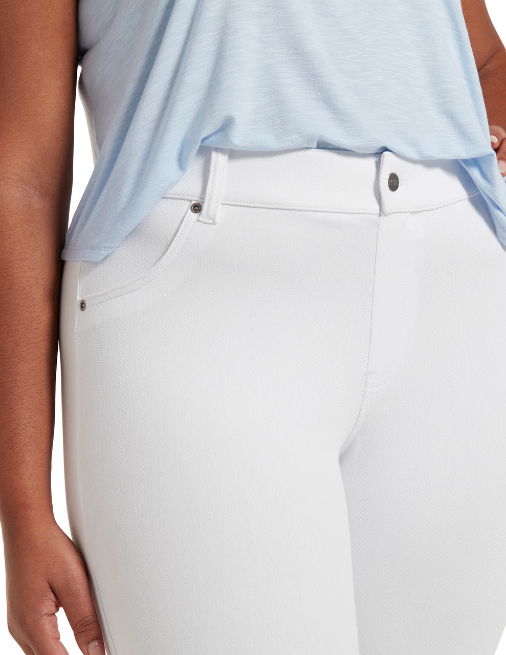 HUE Women's Ultra Soft Denim Leggings White Small – Biggybargains
