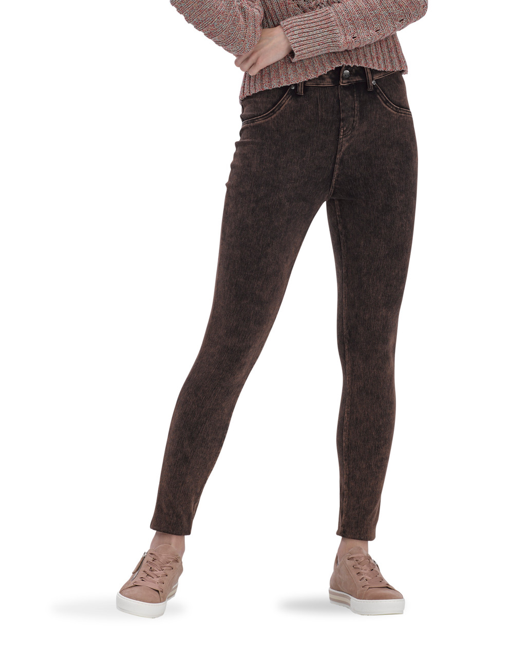 High-Rise Ultra Soft Denim Leggings - Cinnamon – Ennoja Clothing