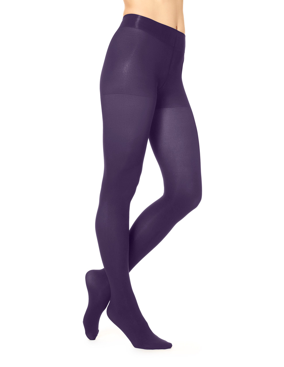 Hue Super Opaque Smooth Control Tights - Forest