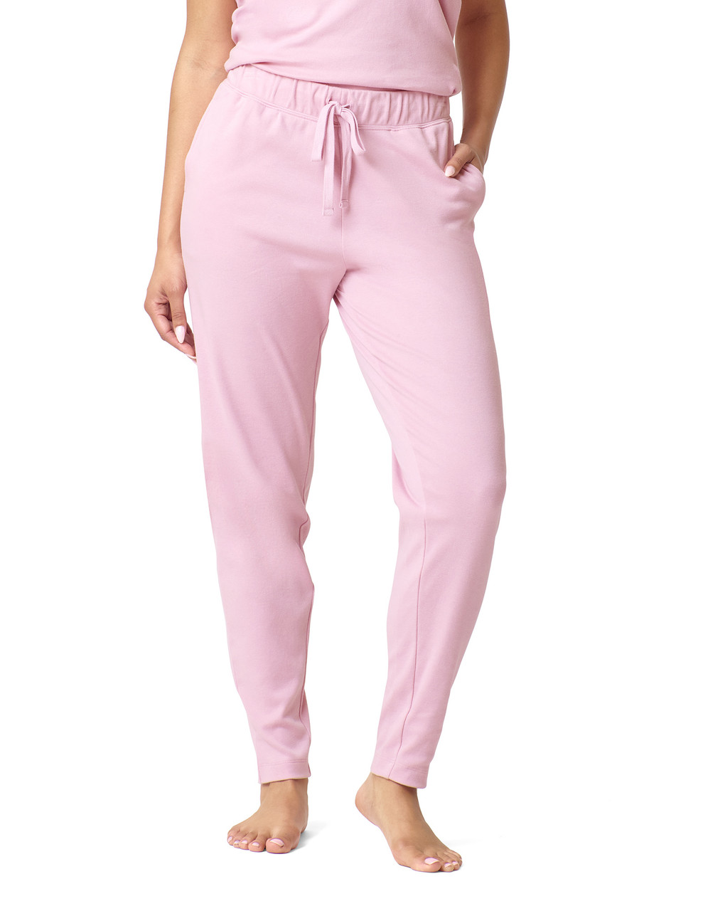 Charmour - Long cuffed jogger PJ pants - Romantic match. Colour