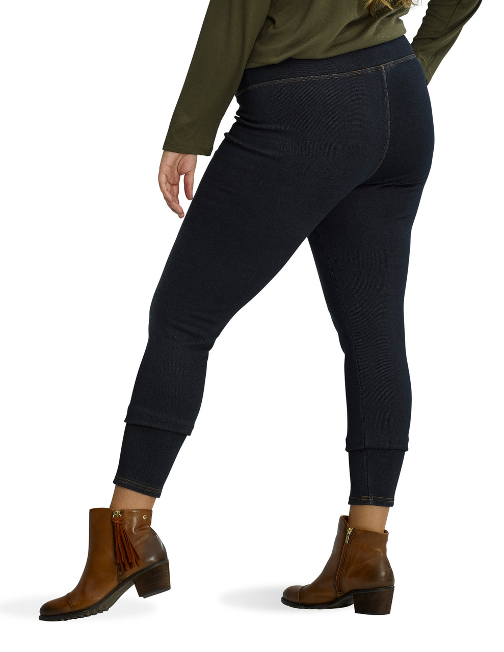 Buy Plush Lined Denim Legging | HUE