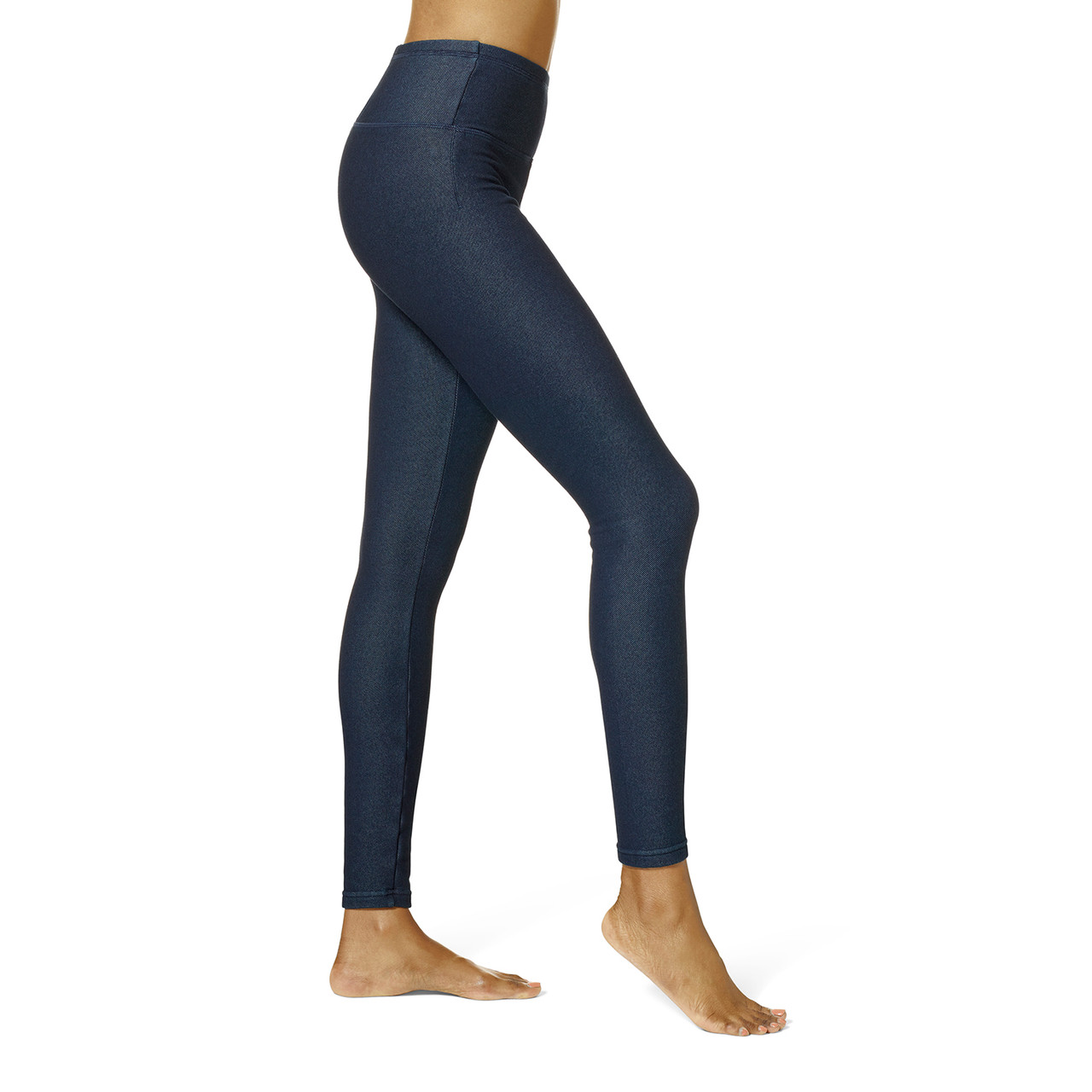 HeatGuard Denim Look Fur Lined Leggings - Niche online