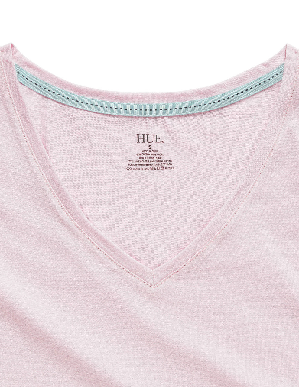 Solid 3/4 Sleeve V-Neck Sleep Tee