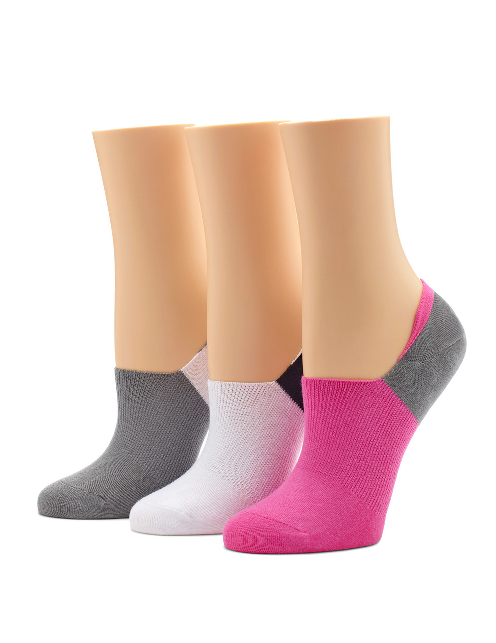 Cotton No Show Arch Hug Sock 3 Pair Pack