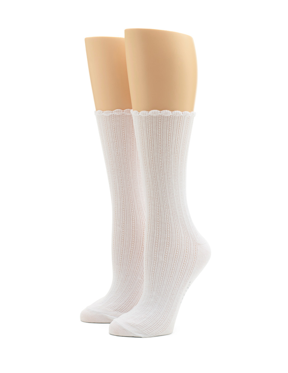 Buy Scalloped Pointelle Sock | HUE