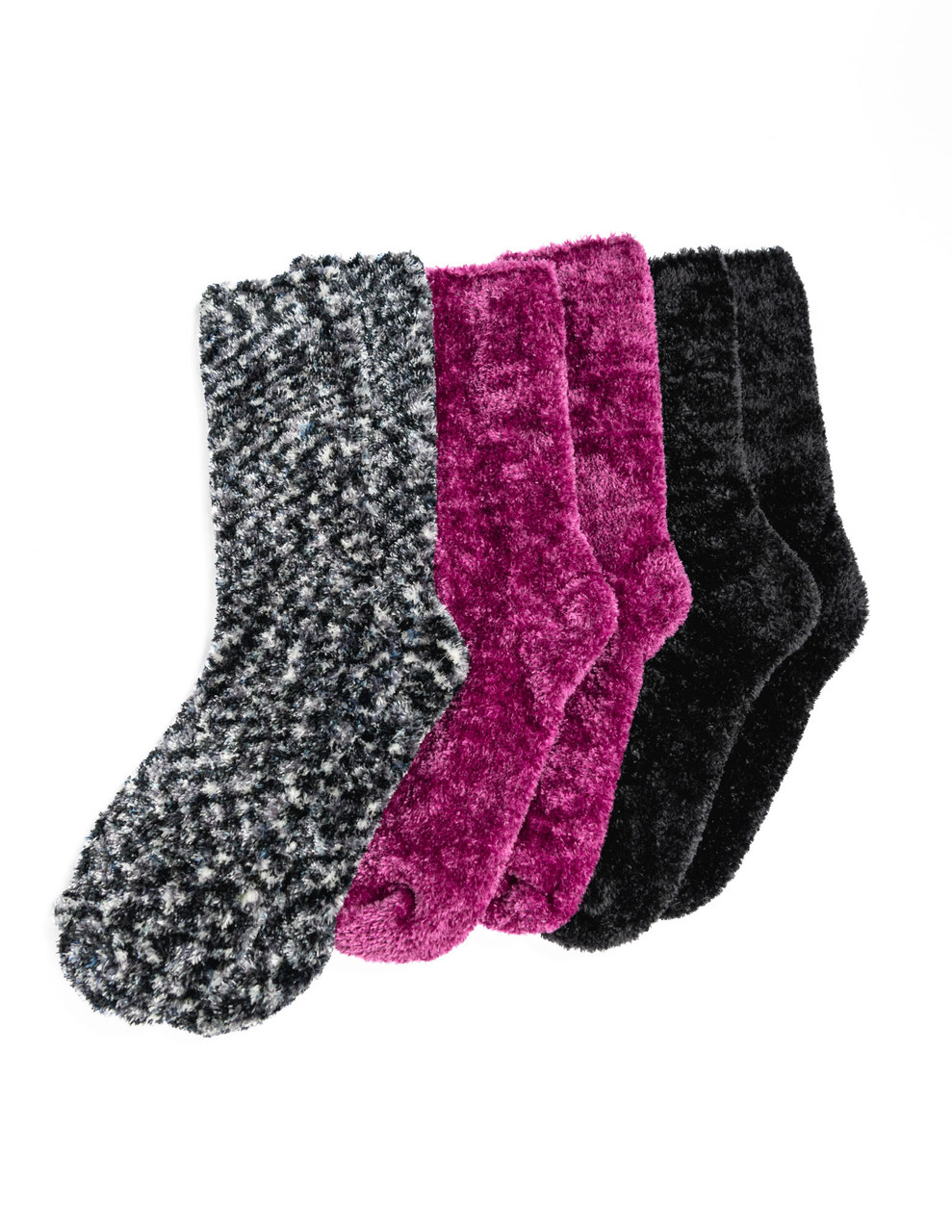 NO NONSENSE - Silky Trouser Socks Black Sizes 4-10 - 3 Pairs