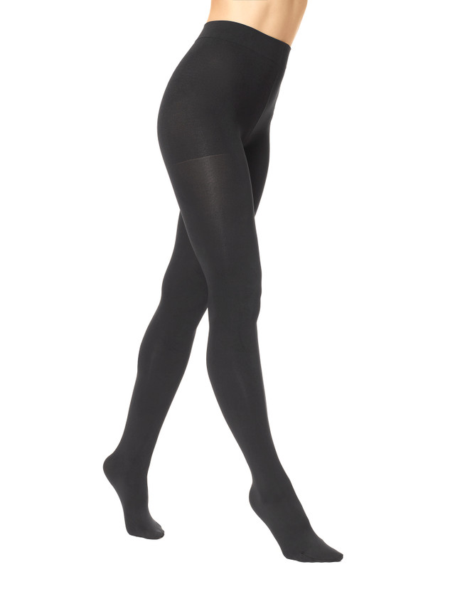 Hue - Super Opaque Tights With Smooth Control Top
