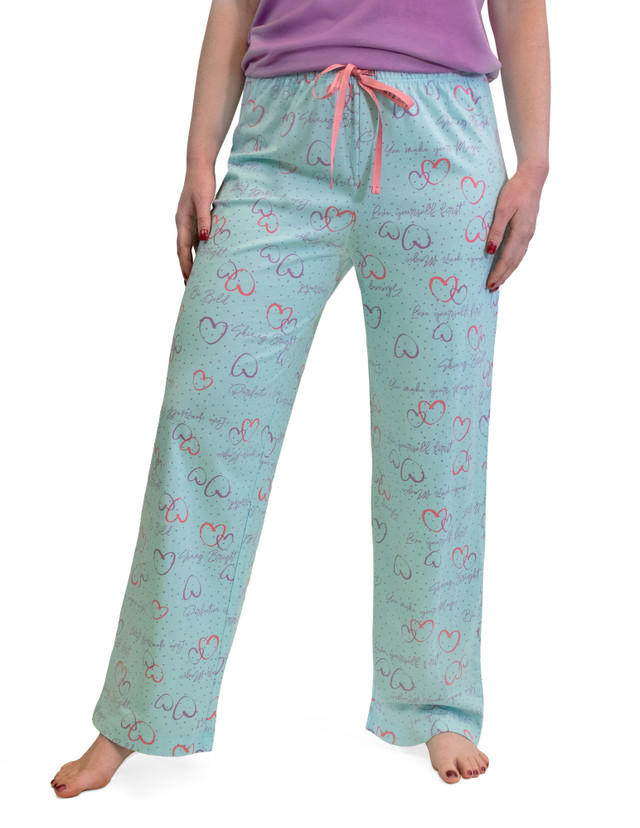 HUE Printed Classic Pajama Capri Pant - 9850080