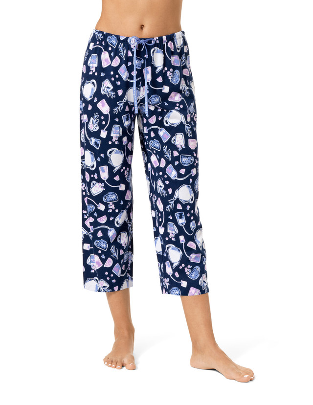 Country Living Women's Jersey Pajama Pants - Little Blue House US