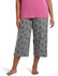 SleepWell Sweet Kitty Capri Med Grey Heather 1X