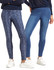 Snake Reversible Denim High Rise Leggings Snake