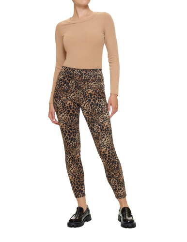 Katie Plus Size Faith Multicolor Leopard Print Leggings 16-26