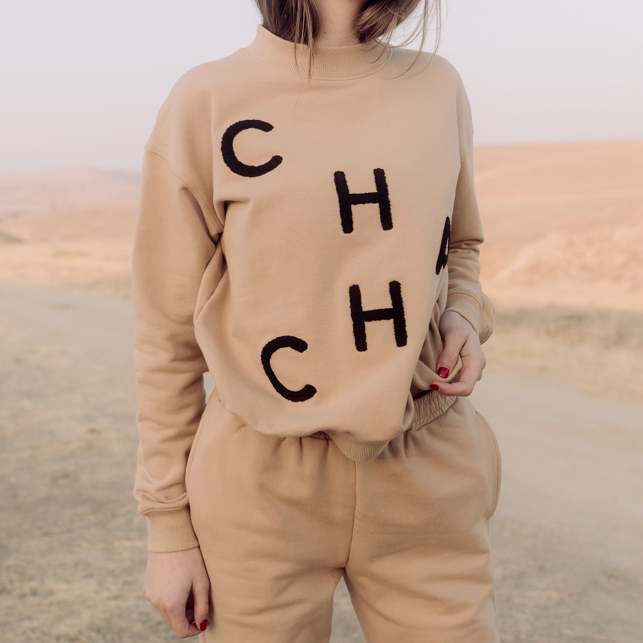 CHA CHA Tan Sweatshirt