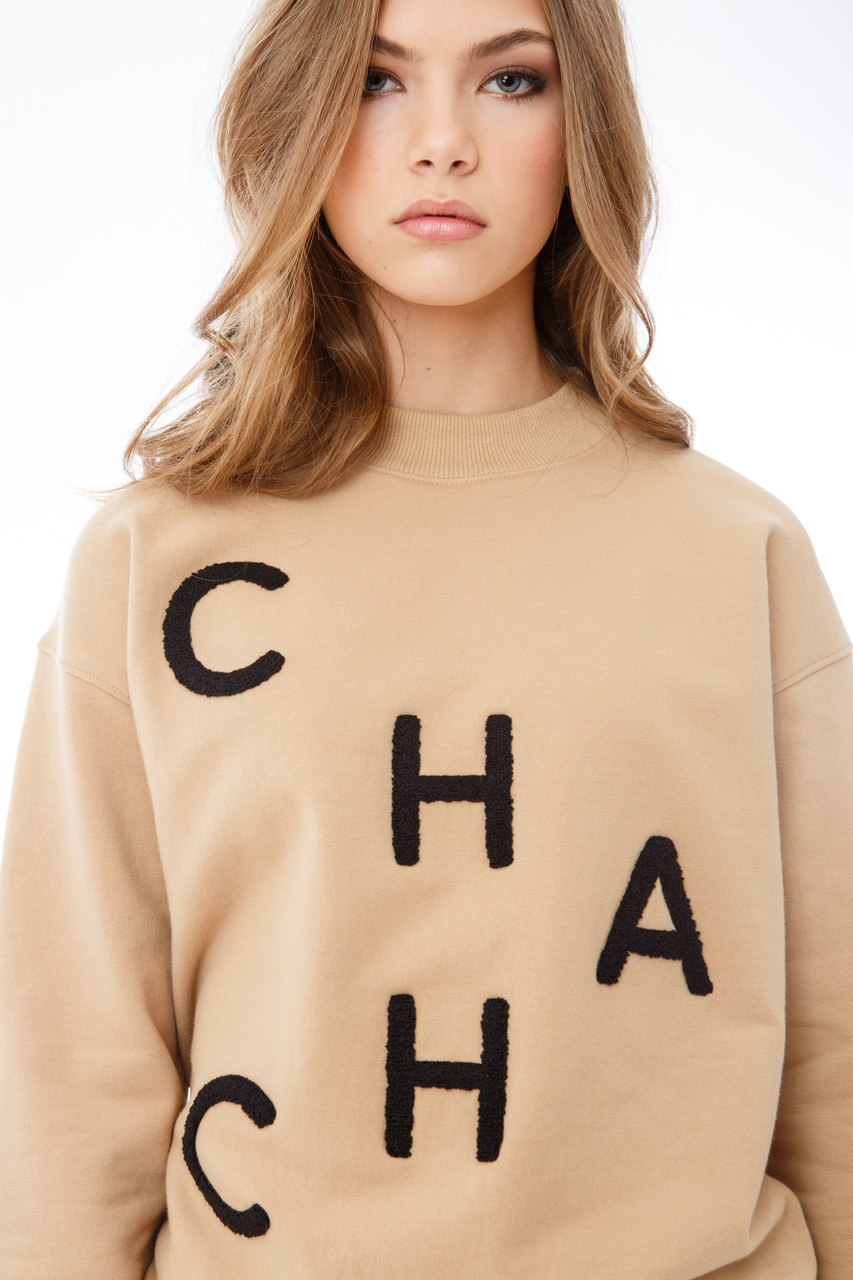 CHA CHA Tan Sweatshirt