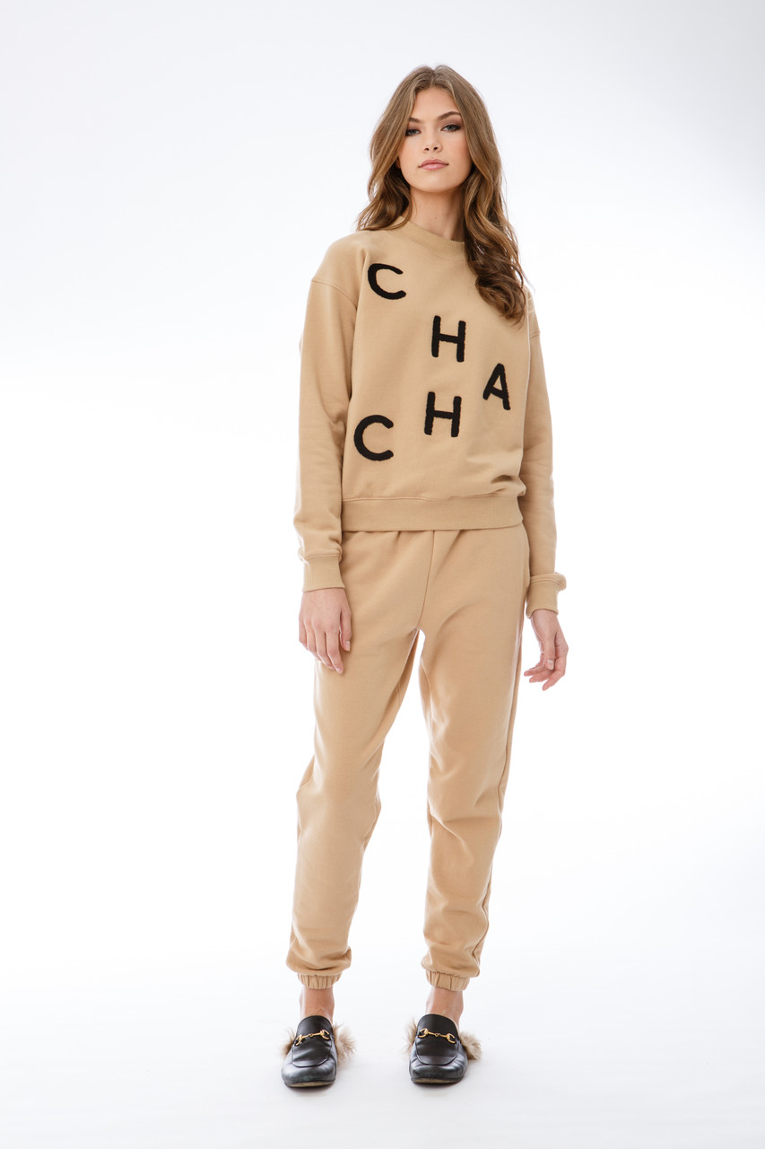 CHA CHA Tan Sweatshirt