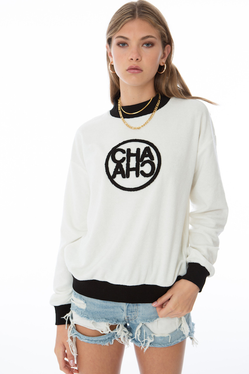 CHA CHA TERRY CLOTH SWEATSHIRT FINAL SALE