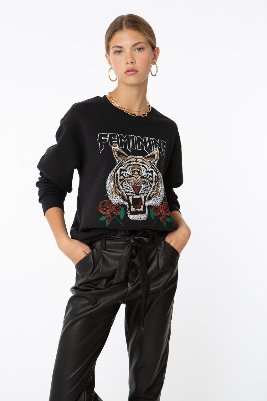 Feminine Tiger Sweatshirt