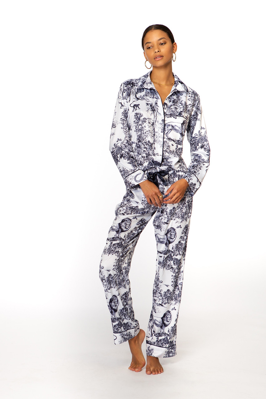 AW Womens Satin Pajamas Set, Pajamas