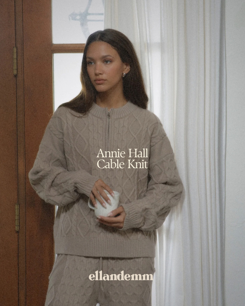 Annie Cable Knit Sweater - EllandEmm
