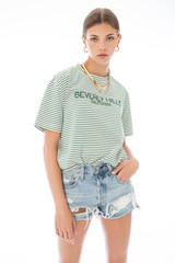 Beverly Hills Striped Tee - FINAL SALE