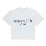 Members Tee - White