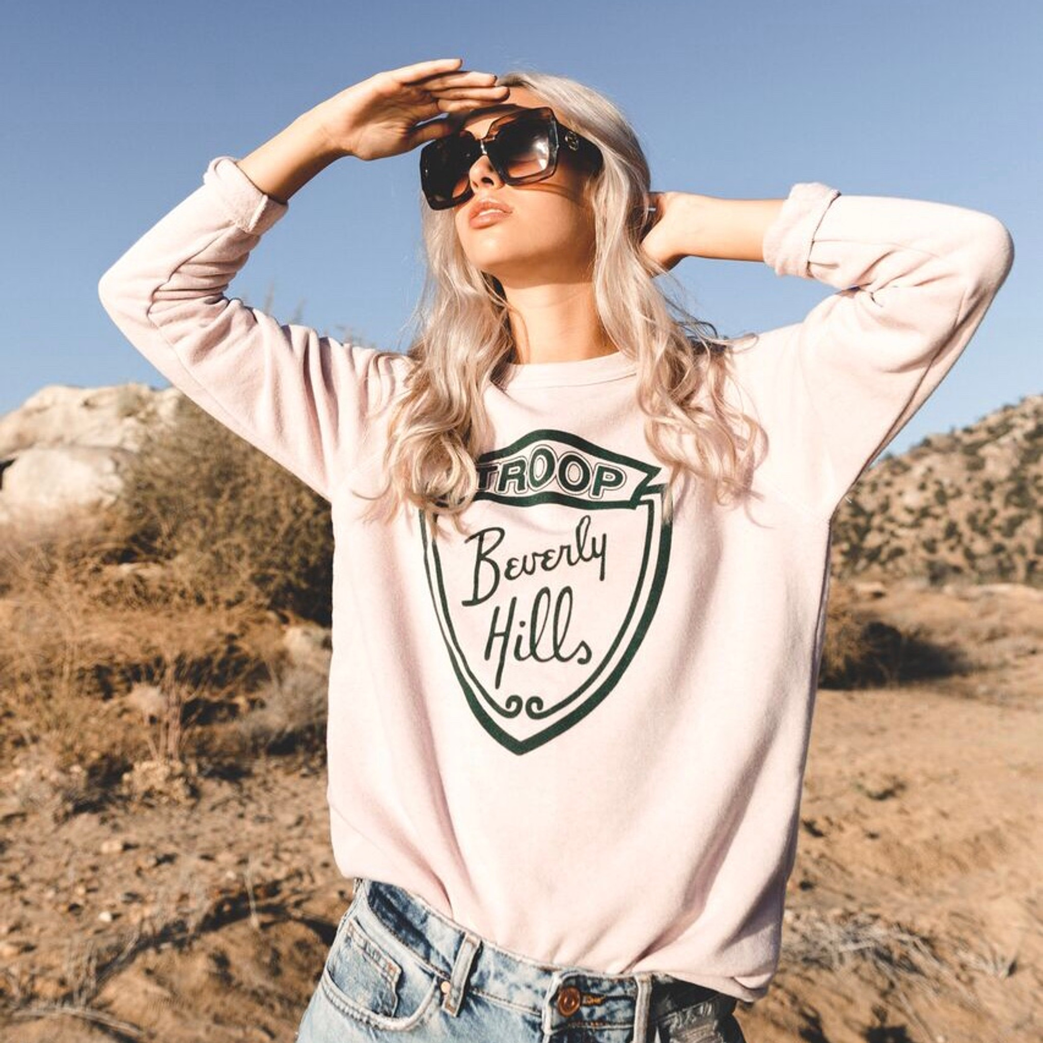 troop beverly hills sweatshirt