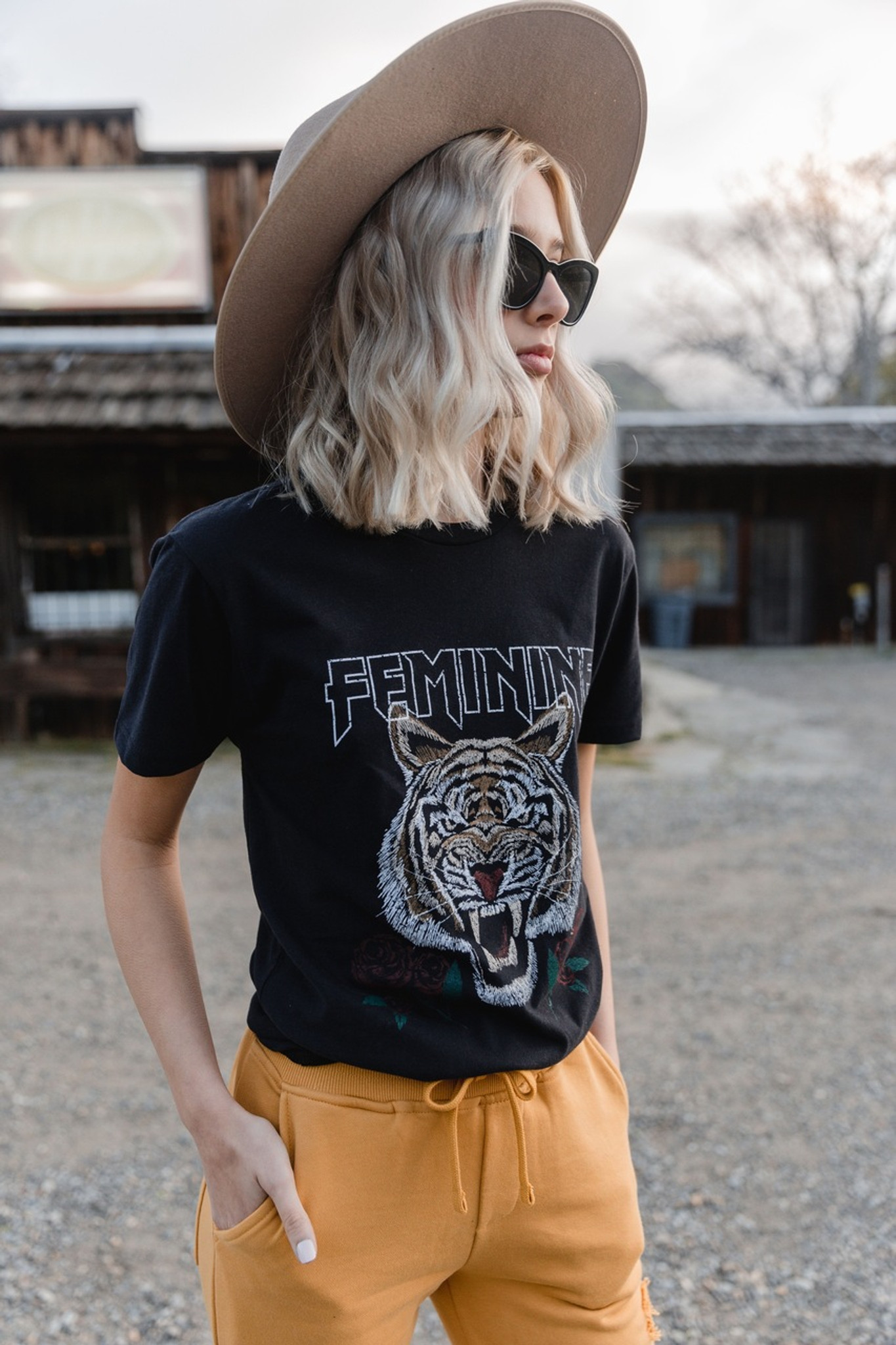 feminine tiger shirt