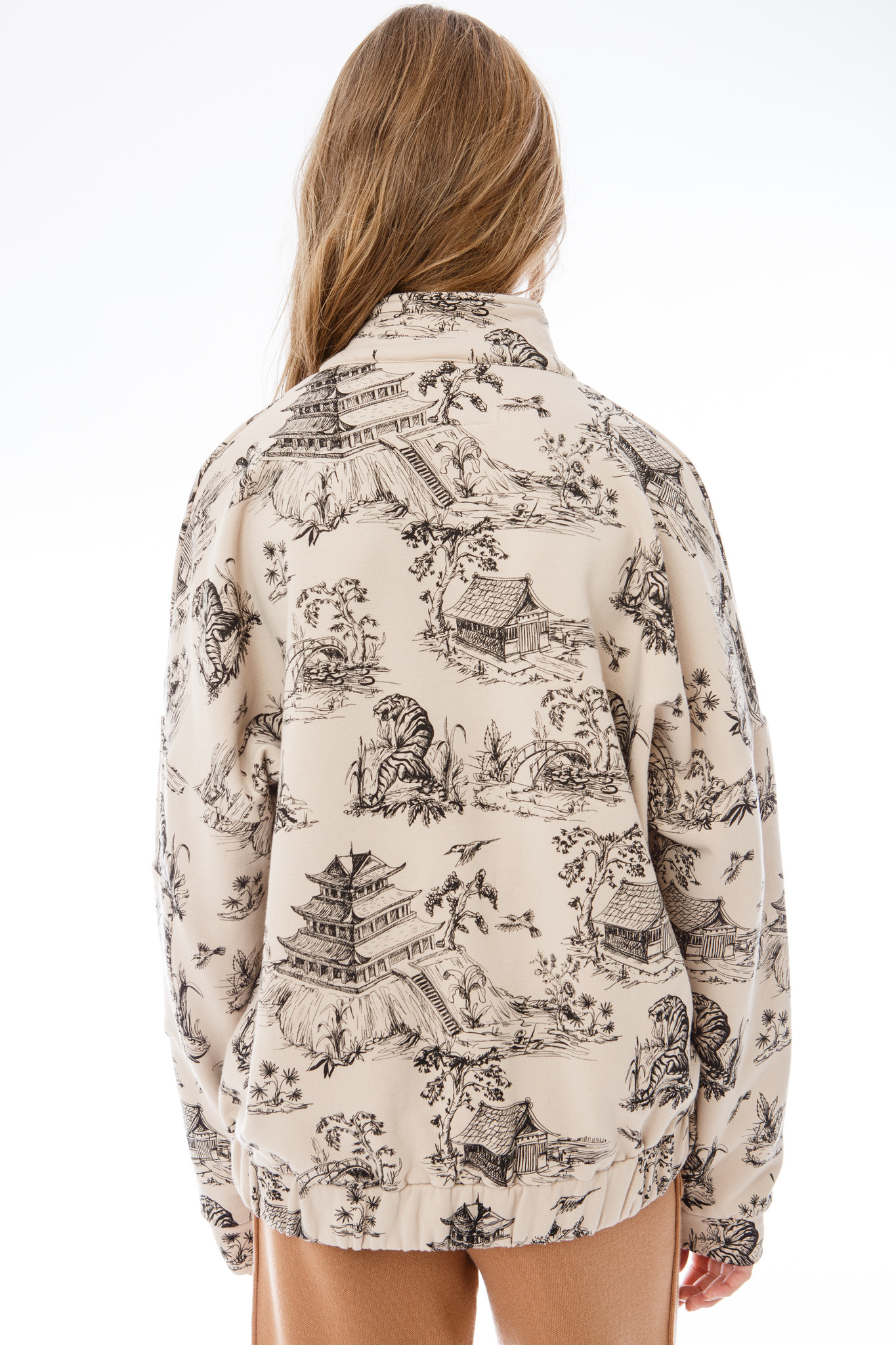 J Adore L Amour Pattern Half Zip Ellandemm