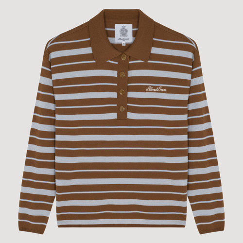 Club Polo - Brown Striped Club Polo - Brown Striped