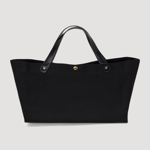 The Mini Horizon Tote 2.0- Coal (Black) - EllandEmm