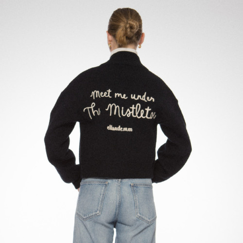 Meet me Under the Misteltoe- Holiday Cardigan 