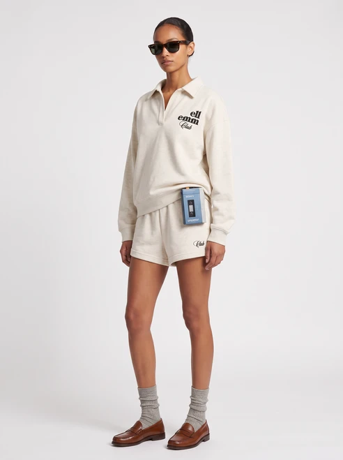Club Shorts - Heather Cream 