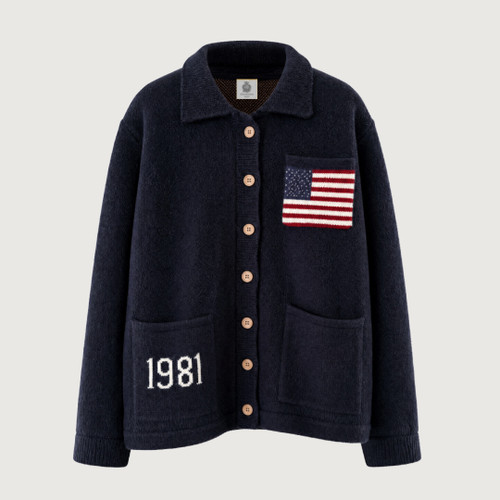 Countryside Cardigan Navy- Pre Order