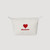 Teddy Heart Makeup Bag