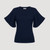 Navy – Carolyn Flutter Sleeve Tee