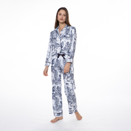 Satin Toile Pajama Set - EllandEmm