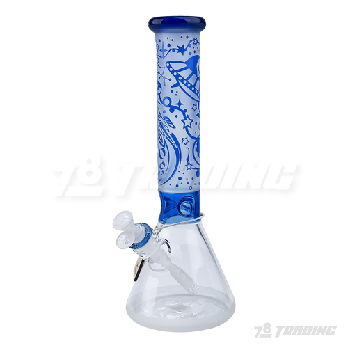 CHEECH Glass 14” SPACESHIP SANDBLAST BEAKER - CHE164